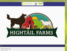 Tablet Screenshot of hightailfarms.com